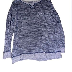 Gray Long Sleeve Top
